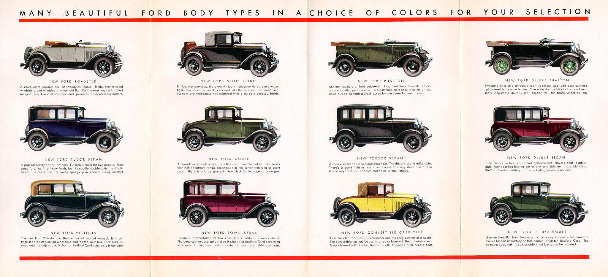 1930 Ford Foldout Page 2